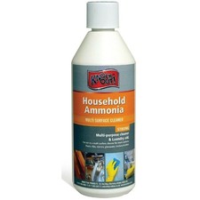 Knockout Household Ammonia 500ml Powerful Cleaner for Grease Stains Grime