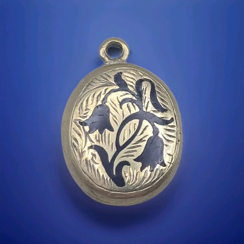 Antique oval mourning - oval,