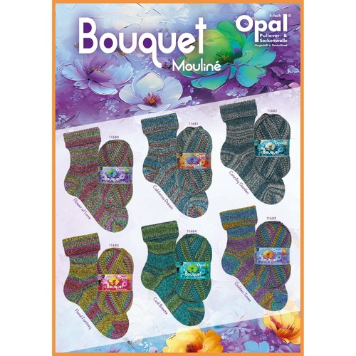 Opal bouquet mouline 4ply - bouquet,