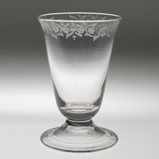 Regency rummer glass with - glass,