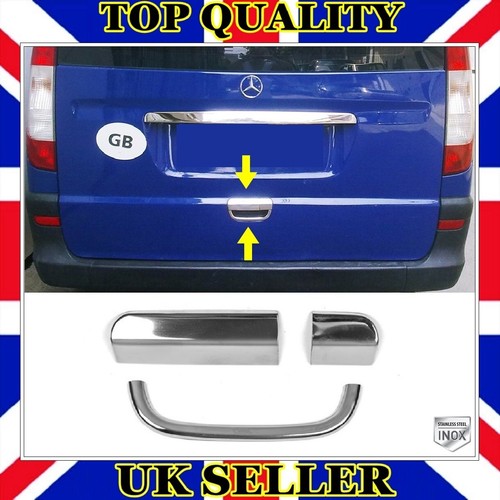 Chrome rear door handle cover - chrome,