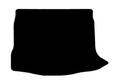 FITS NISSAN LEAF BOOT 2018 & ONWARDS FULLY TAILORED BLACK CAR BOOT LINER MAT