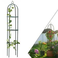 NEW GARDEN OBELISK CLIMBING PLANT FLOWERS STEEL FRAME EASY ASSEMBLY GROW SUPPORT