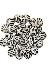 Wooden Beads,   Black and