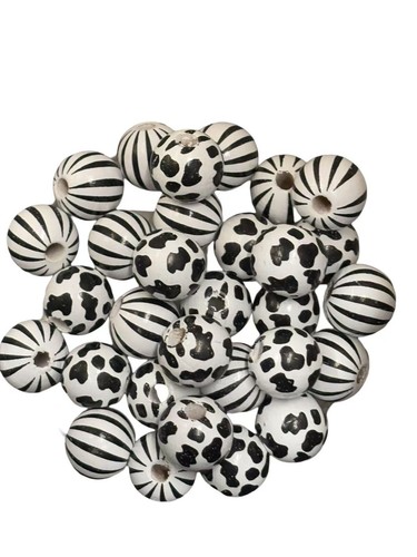 Wooden beads black - beads,,