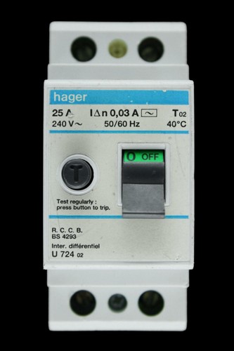 Hager amp double pole - ma,