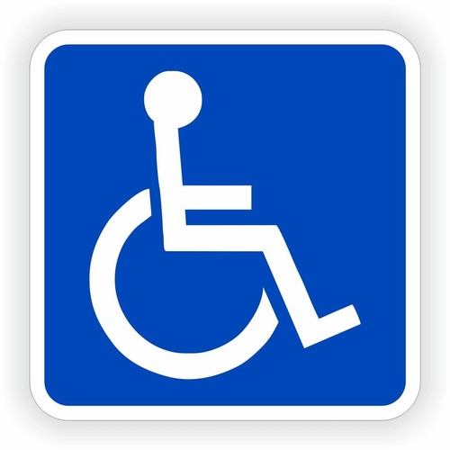 Handicap parking symbol vinyl - handicap,