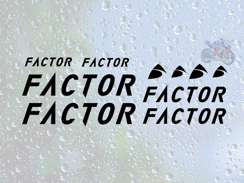 10pc factor bike decals - 10pc,