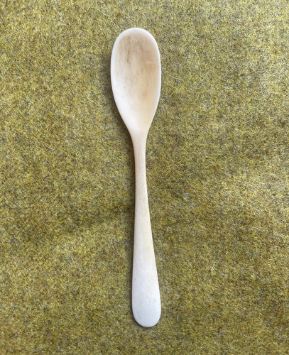 Antique scottish bone spoon - bone,