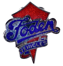 Vintage Old Foden Vehicles Trucks Lorries Advertising Enamel Lapel Brooch Badge
