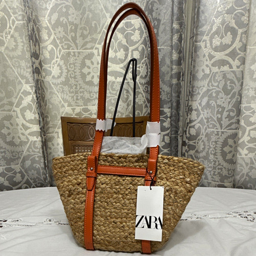 Zara natural woven straw - zara, tote