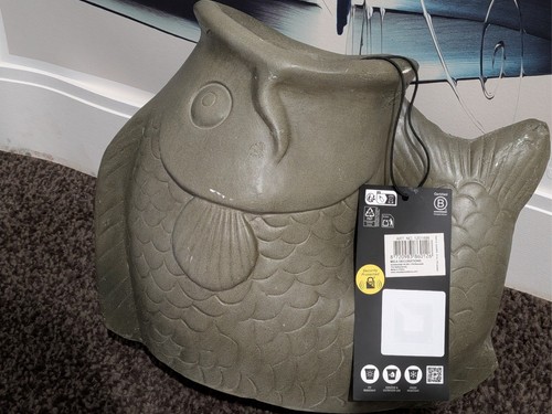 Mica decoration green fish - mica,