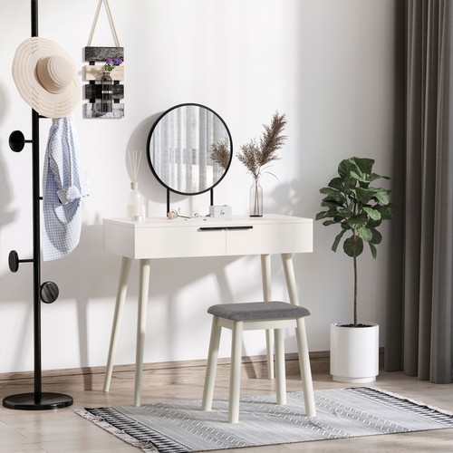 Dressing table with mirror - dressing,