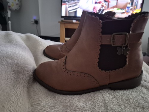 Women brown leather ankle - leather,