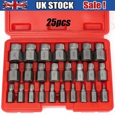 25Pcs Screw Extractor Set Hex