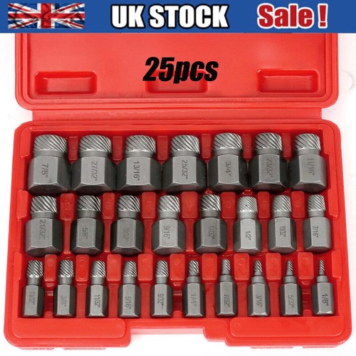 25pcs screw extractor set hex - set,