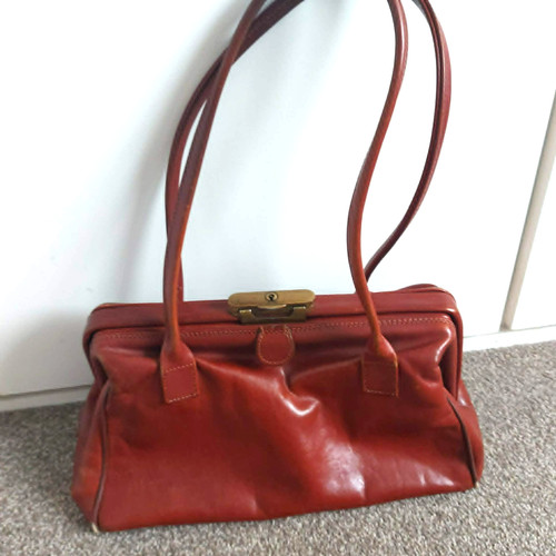 Vintage unusual brown tan - unusual, brown/tan