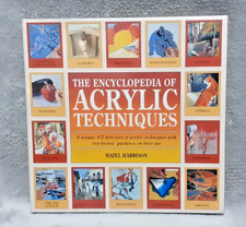 Encyclopedia of Acrylic Techniques Hazel Harrison Hardback Art Guide Excellent
