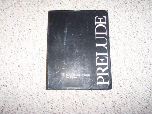 1995 honda prelude - honda, service