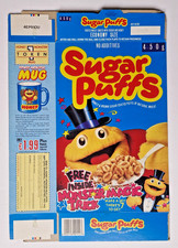 1991 Quaker Sugar Puffs Cereal Monster Magic Tricks Packet