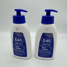 Rich Skin Lotion 400 ml E45 Moisturising Lotion with Evening Primrose Oil x 2