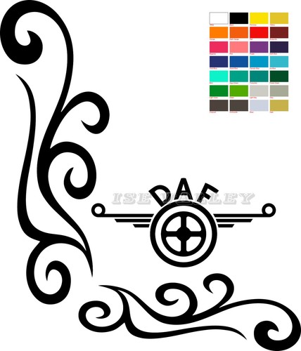 Daf window vinyl - daf,