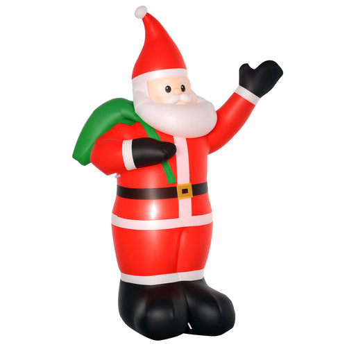 Homcom 8ft lighted - homcom, christmas