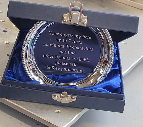 Silver plated round salver