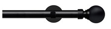 Black Curtain Pole Metal