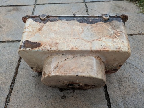 Cast iron old cistern - iron,