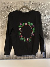Women’s Peacocks Black Xmas