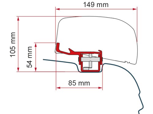 Fiamma f40 awning deep - f40,
