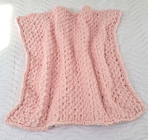 Hand crochet pink baby - pink,