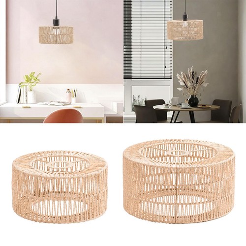 Paper rope lampshade - rope, lampshade,