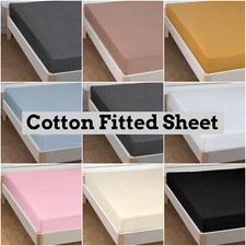 100% Egyptian Cotton Fitted