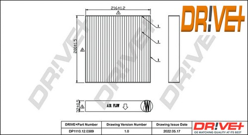 Filter interior air - filter,