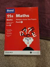 Bond 11 plus  Maths Multiple-choice Test Papers: Pack 1