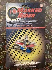 MASKED RIDER SUPER GOLD REVVIN BIKE - VINTAGE 1995 RARE RETRO TOY BY BANDAI