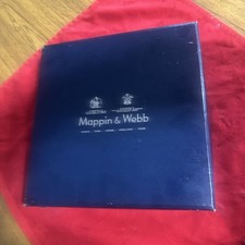 Empty Mappin And Webb Cardboard Box, Measuring Approximately 277mm ² & 50mm Deep