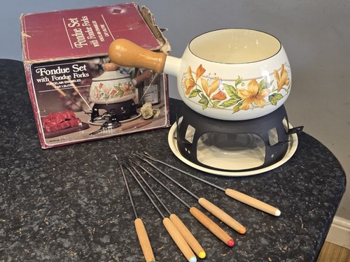 Fondue set vintage - fondue,