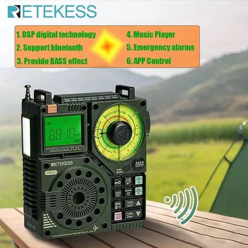 Retekess tr112 portable fm - retekess,