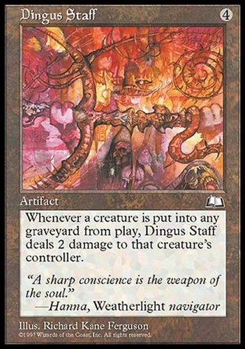 Dingus staff weatherlight - staff, ~