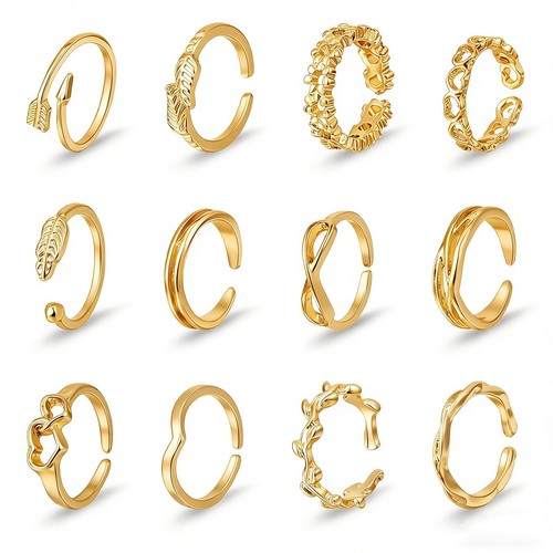 12pcs toe rings - for, women
