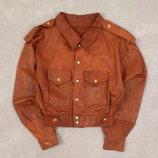 Vintage Collared Leather