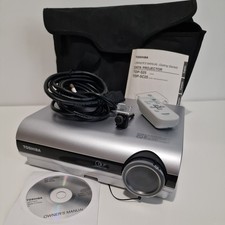 Toshiba TDP-S25 DLP SVGA Projector 1800 ANSI Lumens, 34 hours. 