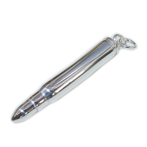 Bullet sterling silver - , pendant