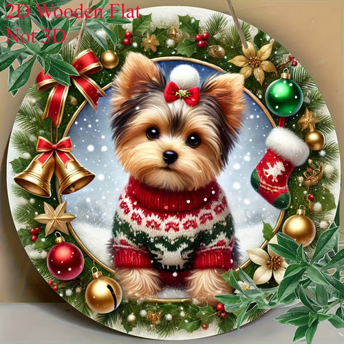 Yorkshire terrier christmas - yorkshire,