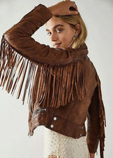 Women's Brown Lambskin Leather