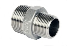 Stainless Nipples (Hex, Barrel