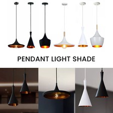 Black Metal E27 Pendant Light